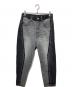 1691（イチロクキューイチ）の古着「Twisted 3D Sarouel Denim/ツイスト3D」｜ブラック