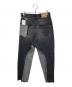 1691 (イチロクキューイチ) Twisted 3D Sarouel Denim/ツイスト3D ブラック サイズ:3 未使用品：11000円