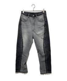 1691（イチロクキューイチ）の古着「Twisted 3D Sarouel Denim」｜ブラック
