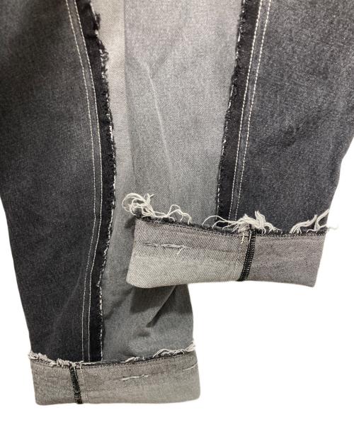 1691（イチロクキューイチ）1691 (イチロクキューイチ) Twisted 3D Sarouel Denim ブラック サイズ:４の古着・服飾アイテム