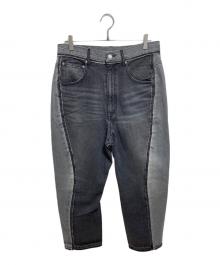 1691（イチロクキューイチ）の古着「Twisted 3D Sarouel Denim」｜ブラック