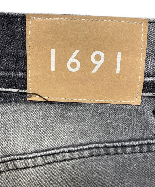 1691（イチロクキューイチ）1691 (イチロクキューイチ) Twisted 3D Sarouel Denim ブラック サイズ:5の古着・服飾アイテム