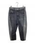 1691（イチロクキューイチ）の古着「Twisted 3D Sarouel Denim」｜ブラック