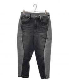 1691（イチロクキューイチ）の古着「Twisted 3D Sarouel Denim」｜ブラック