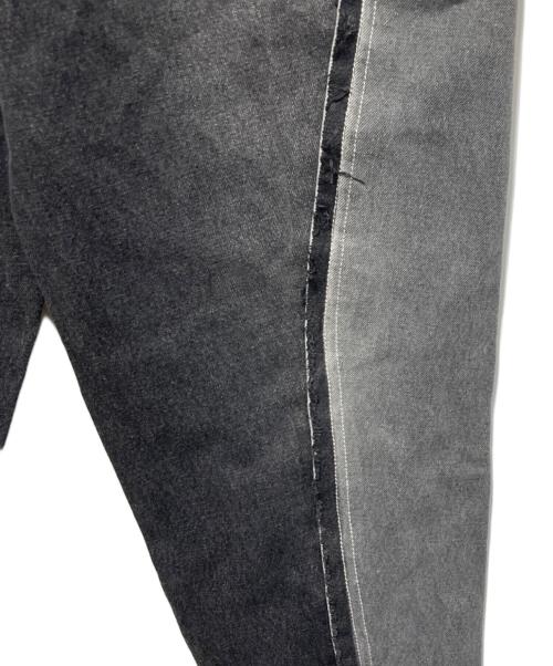 1691（イチロクキューイチ）1691 (イチロクキューイチ) Twisted 3D Sarouel Denim ブラック サイズ:4の古着・服飾アイテム