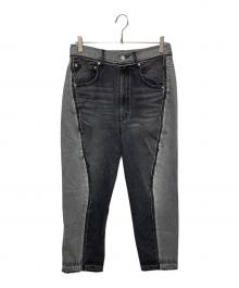 1691（イチロクキューイチ）の古着「Twisted 3D Sarouel Denim」｜ブラック