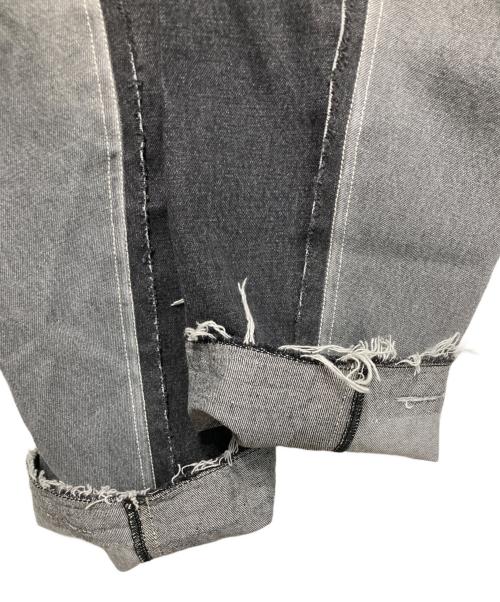1691（イチロクキューイチ）1691 (イチロクキューイチ) Twisted 3D Sarouel Denim ブラック サイズ:3の古着・服飾アイテム