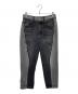 1691（イチロクキューイチ）の古着「Twisted 3D Sarouel Denim」｜ブラック