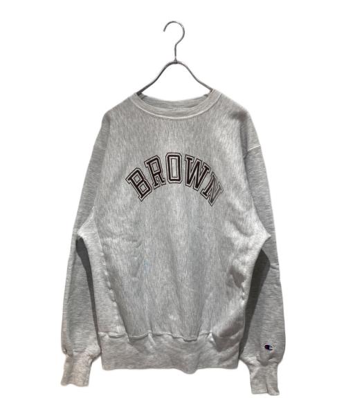 Champion REVERSE WEAVE（チャンピオン リバース ウィーブ）Champion REVERSE WEAVE (チャンピオン リバース ウィーブ) クルーネックスウェット グレー サイズ: XLの古着・服飾アイテム