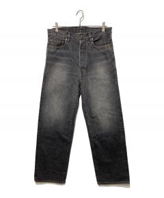 中古・古着通販】Noremid (ノーリミッド) ワイドデニムパンツ ブラック