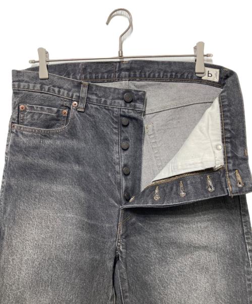 blurhms ROOTSTOCK（ブラームスルーツストック）blurhms ROOTSTOCK (ブラームスルーツストック) デニムパンツ ブラック サイズ:3の古着・服飾アイテム