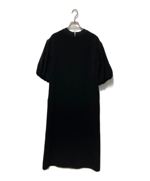 UNITED ARROWS（ユナイテッドアローズ）UNITED ARROWS (ユナイテッドアローズ) COMFYステッチショートスリーブワンピース ブラック サイズ:36の古着・服飾アイテム