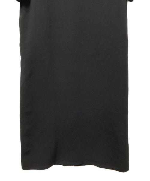 UNITED ARROWS（ユナイテッドアローズ）UNITED ARROWS (ユナイテッドアローズ) COMFYステッチショートスリーブワンピース ブラック サイズ:36の古着・服飾アイテム