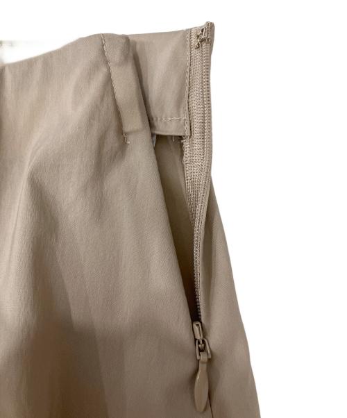 Curensology（カレンソロジー）Curensology (カレンソロジー) Gathered Drape Skirt ベージュ サイズ:FREE 未使用品の古着・服飾アイテム