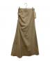 Curensology（カレンソロジー）の古着「Gathered Drape Skirt」｜ベージュ