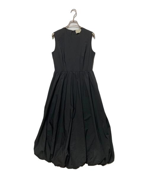 UNITED ARROWS（ユナイテッドアローズ）UNITED ARROWS (ユナイテッドアローズ) バルーン ロングワンピース ブラック サイズ:38の古着・服飾アイテム