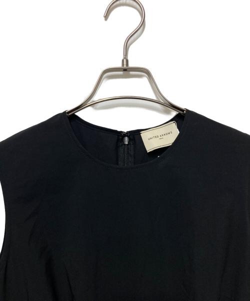 UNITED ARROWS（ユナイテッドアローズ）UNITED ARROWS (ユナイテッドアローズ) バルーン ロングワンピース ブラック サイズ:38の古着・服飾アイテム