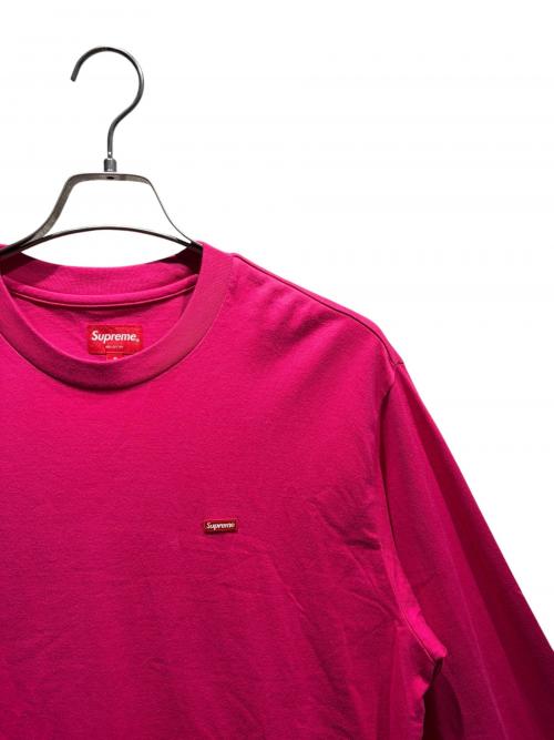 SUPREME（シュプリーム）SUPREME (シュプリーム) Small Box Logo Long Sleeve Tee ショッキングピンク サイズ:Sの古着・服飾アイテム