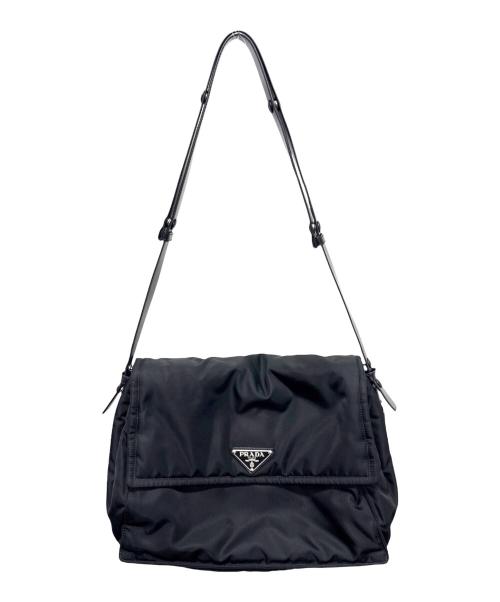 PRADA（プラダ）PRADA (プラダ) Re-Nylon ラージ パデッド ショルダーバッグ ブラック サイズ:-の古着・服飾アイテム