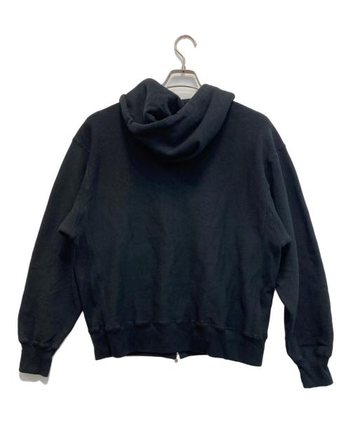 Champion REVERSE WEAVE（チャンピオン リバース ウィーブ）Champion REVERSE WEAVE (チャンピオン リバース ウィーブ) ジップパーカー ブラック サイズ:Lの古着・服飾アイテム