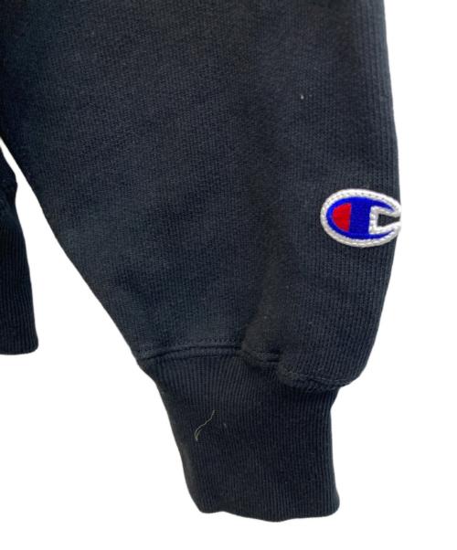 Champion REVERSE WEAVE（チャンピオン リバース ウィーブ）Champion REVERSE WEAVE (チャンピオン リバース ウィーブ) ジップパーカー ブラック サイズ:Lの古着・服飾アイテム