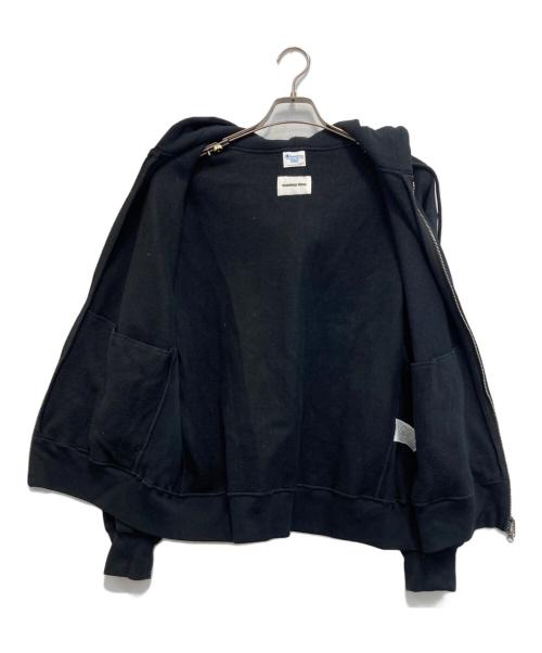 Champion REVERSE WEAVE（チャンピオン リバース ウィーブ）Champion REVERSE WEAVE (チャンピオン リバース ウィーブ) ジップパーカー ブラック サイズ:Lの古着・服飾アイテム