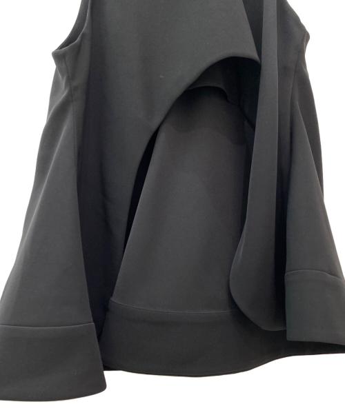 ENFOLD（エンフォルド）ENFOLD (エンフォルド) 2WAY FLARE VEST ブラック サイズ:38の古着・服飾アイテム