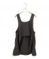ENFOLD（エンフォルド）の古着「2WAY FLARE VEST」｜ブラック