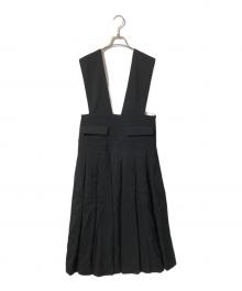 ENFOLD（エンフォルド）の古着「Jumper SKIRT DRESS」｜ブラック