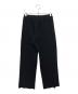 kotohayokozawa (コトハヨコザワ) STRAIGHT COLOR PANTS ブラック サイズ:SIZE 2：15000円