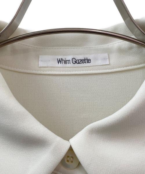 Whim Gazette（ウィムガゼット）Whim Gazette (ウィムガゼット) ダブルクロススキッパープルオーバー ホワイト サイズ:Fの古着・服飾アイテム