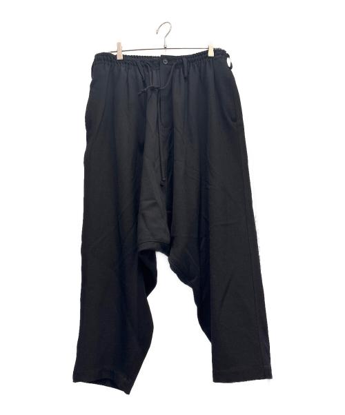 Yohji Yamamoto pour homme（ヨウジヤマモト プールオム）Yohji Yamamoto pour homme (ヨウジヤマモト プールオム) アーミーギャバジン サルエルパンツ ブラック サイズ:3の古着・服飾アイテム