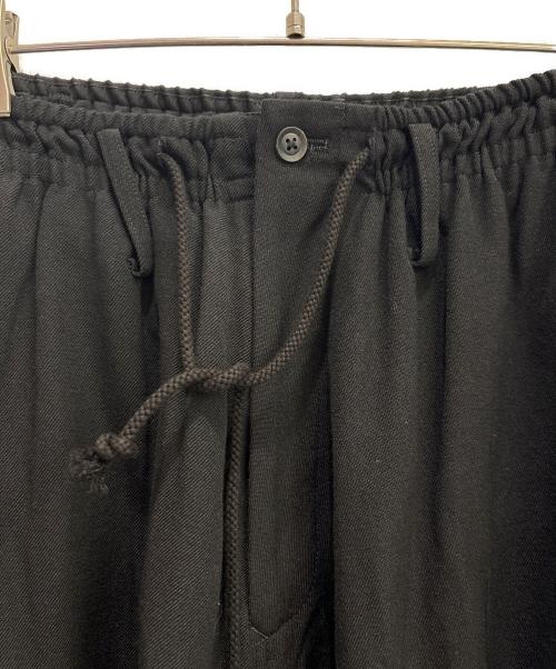 Yohji Yamamoto pour homme（ヨウジヤマモト プールオム）Yohji Yamamoto pour homme (ヨウジヤマモト プールオム) アーミーギャバジン サルエルパンツ ブラック サイズ:3の古着・服飾アイテム