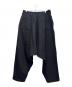 Yohji Yamamoto pour homme (ヨウジヤマモト プールオム) アーミーギャバジン サルエルパンツ ブラック サイズ:3：35000円