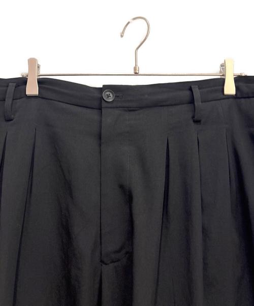 Yohji Yamamoto pour homme（ヨウジヤマモト プールオム）Yohji Yamamoto pour homme (ヨウジヤマモト プールオム) Ta TUXEDO 12 TUCKS PT ブラック サイズ:3の古着・服飾アイテム