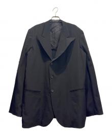 Yohji Yamamoto pour homme（ヨウジヤマモト プールオム）の古着「Ta TUXEDO DOUBLE JACKET」｜ブラック