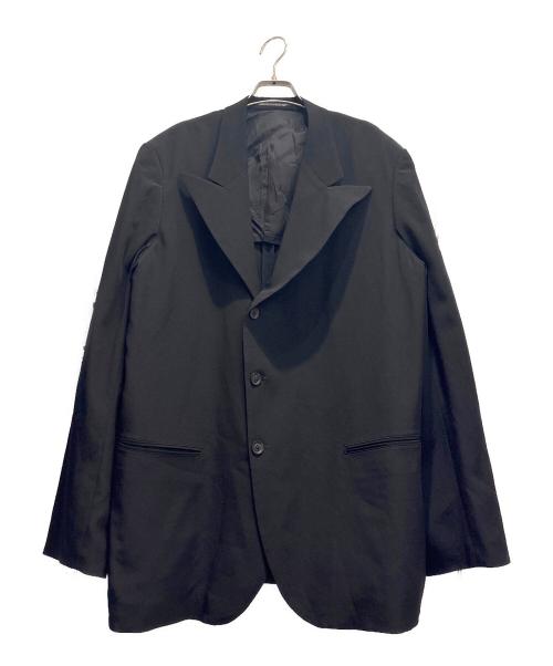 Yohji Yamamoto pour homme（ヨウジヤマモト プールオム）Yohji Yamamoto pour homme (ヨウジヤマモト プールオム) Ta TUXEDO DOUBLE JACKET ブラック サイズ:４の古着・服飾アイテム