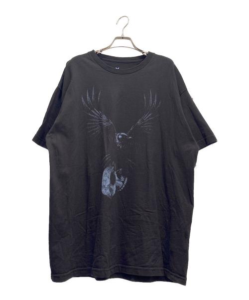 Y's for men（ワイズフォーメン）Y's for men (ワイズフォーメン) MASSES (マシス) COTTON SINGLE PRINT ROUND NECK SHORT SLEEVE T ブラック サイズ:4の古着・服飾アイテム