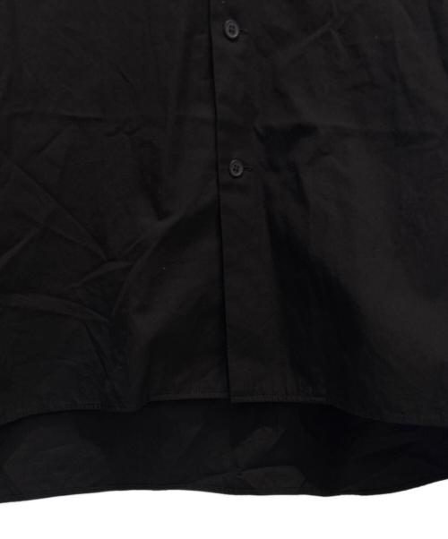 Yohji Yamamoto COSTUME D' HOMME（ヨウジヤマモト コスチュームドオム）Yohji Yamamoto COSTUME D' HOMME (ヨウジヤマモト コスチュームドオム) SUIT BROAD CDH OPEN COLLAR SHIRT ブラック サイズ:4の古着・服飾アイテム