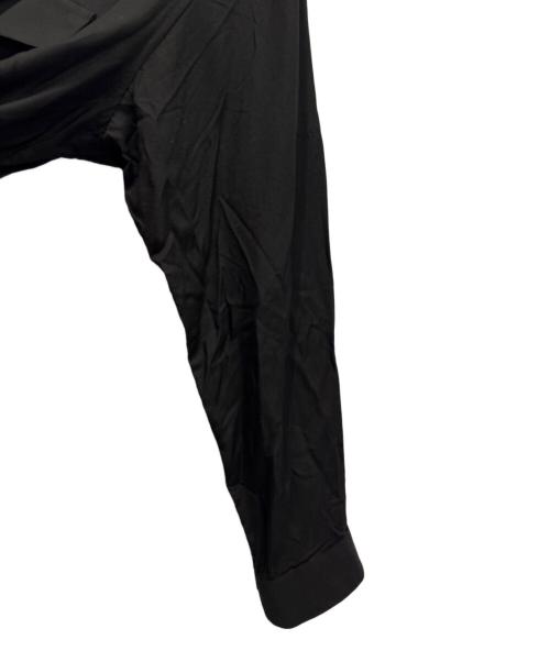 Yohji Yamamoto COSTUME D' HOMME（ヨウジヤマモト コスチュームドオム）Yohji Yamamoto COSTUME D' HOMME (ヨウジヤマモト コスチュームドオム) SUIT POPLIN CDH OPEN COLLAR SHIRT ブラック サイズ:4の古着・服飾アイテム