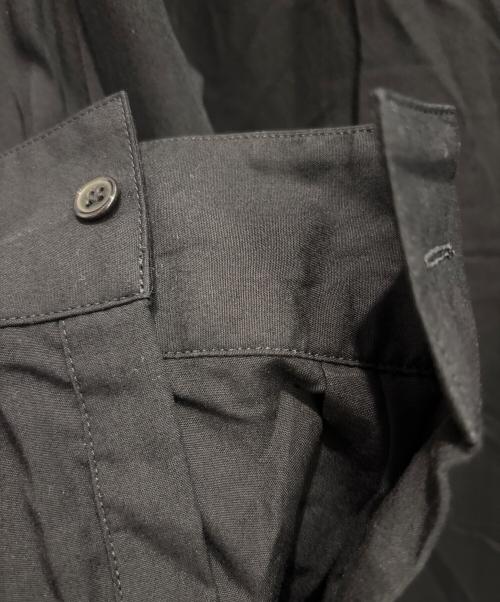 Yohji Yamamoto COSTUME D' HOMME（ヨウジヤマモト コスチュームドオム）Yohji Yamamoto COSTUME D' HOMME (ヨウジヤマモト コスチュームドオム) SUIT POPLIN CDH OPEN COLLAR SHIRT ブラック サイズ:4の古着・服飾アイテム