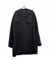 Yohji Yamamoto COSTUME D' HOMME（ヨウジヤマモト コスチュームドオム）の古着「SUIT POPLIN CDH OPEN COLLAR SHIRT」｜ブラック