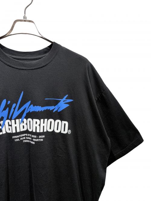 Yohji Yamamoto pour homme（ヨウジヤマモト プールオム）Yohji Yamamoto pour homme (ヨウジヤマモト プールオム) NEIGHBORHOOD (ネイバーフッド) Tシャツ ブラック サイズ:XXLの古着・服飾アイテム