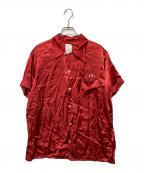 VISVIMビズビム）の古着「IRVING SHIRT S/S PEERLESS」｜レッド