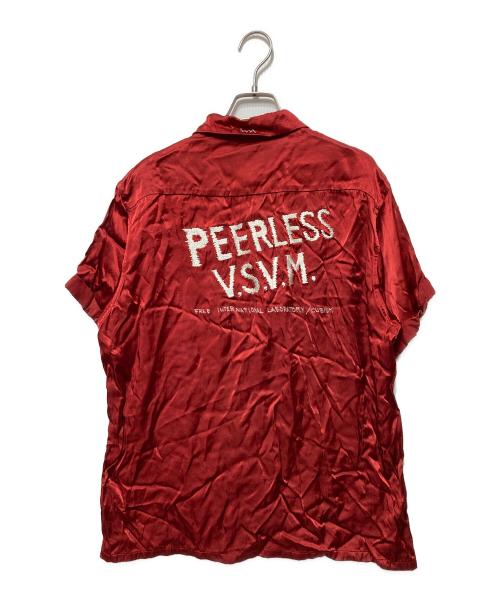 VISVIM（ビズビム）VISVIM (ビズビム) IRVING SHIRT S/S PEERLESS レッド サイズ:４の古着・服飾アイテム