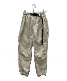 GRAMICCI（グラミチ）の古着「LOWERCASE NYLON TRACK PANT」｜ベージュ