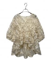 euw（イユー）の古着「Flower Bag A Sheer」｜アイボリー