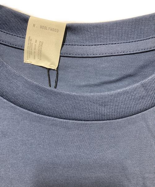 N.HOOLYWOOD（エヌ ハリウッド）N.HOOLYWOOD (エヌ ハリウッド) Tシャツ ブルー サイズ:38 未使用品の古着・服飾アイテム