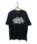 WHITE MOUNTAINEERING（ホワイトマウンテ二アニング）の古着「MOUNTAIN T-SHIRT/マウンテンTシャツ」｜ブラック