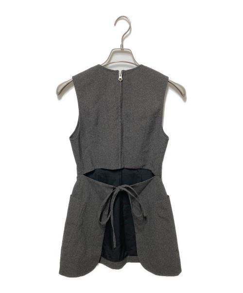 CLANE（クラネ）CLANE (クラネ) エプロントップス グレー サイズ:1の古着・服飾アイテム